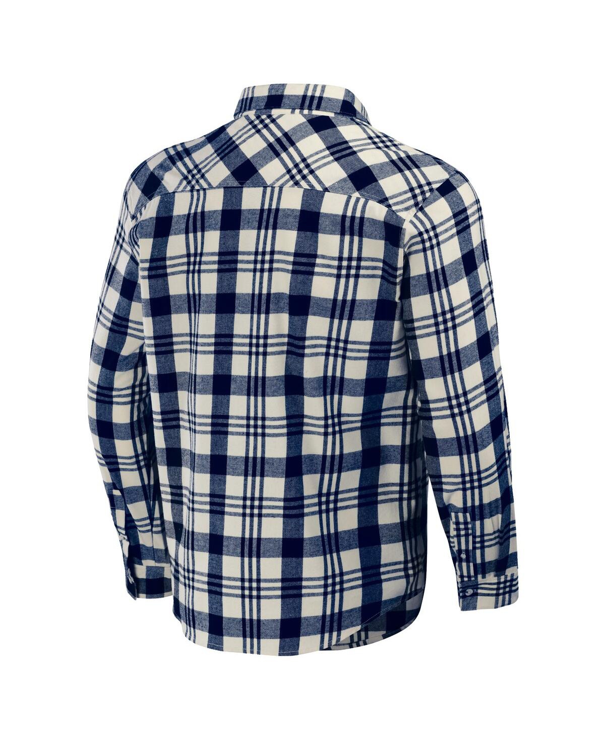 Shop Fanatics Men's Darius Rucker Collection By  Navy Houston Astros Plaid Flannel Button-up Shirt