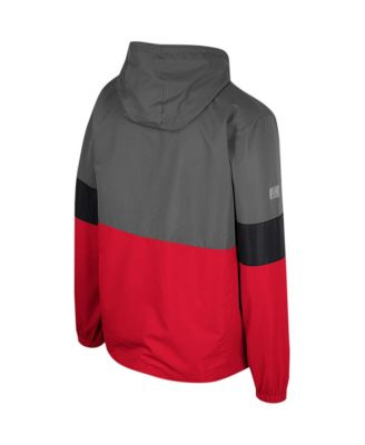 Men's Charcoal Nebraska Huskers Miles Full-Zip Jacket