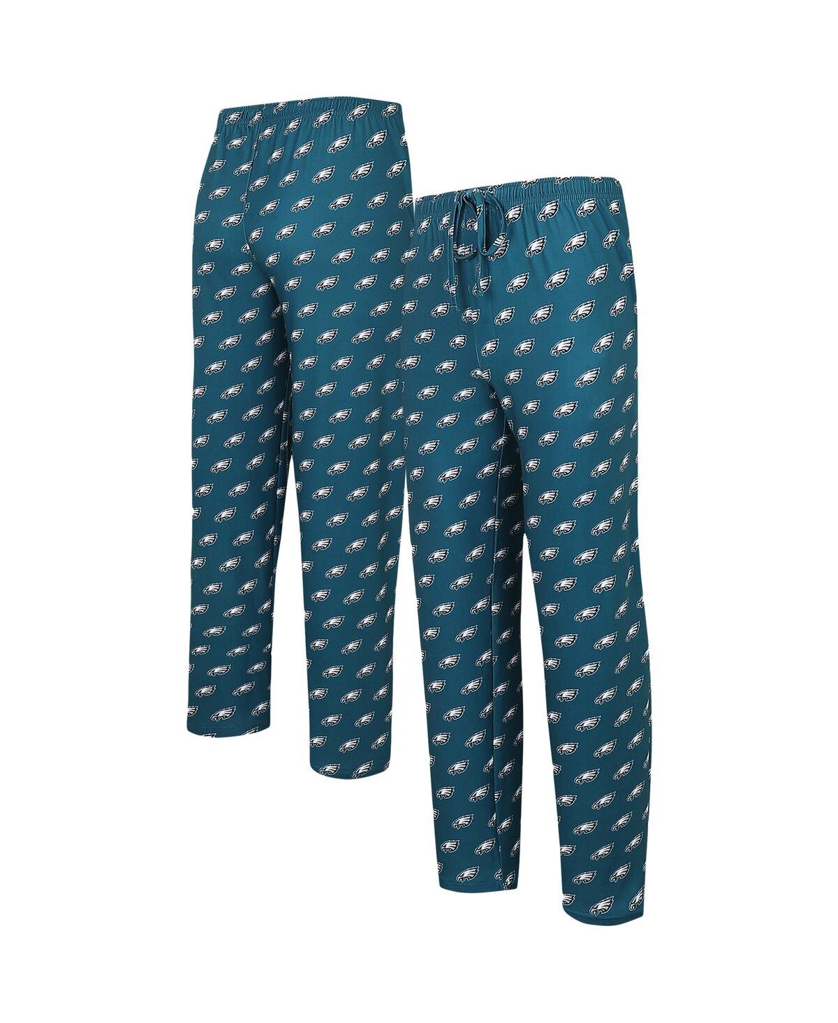 Men's Concepts Sport Green Philadelphia Eagles Gauge Allover Print Knit Pants - Green