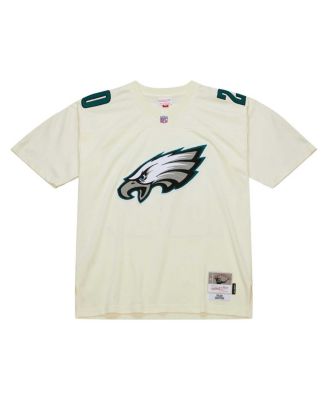 Men's Brian Dawkins Cream Philadelphia Eagles Chainstitch Legacy Jersey