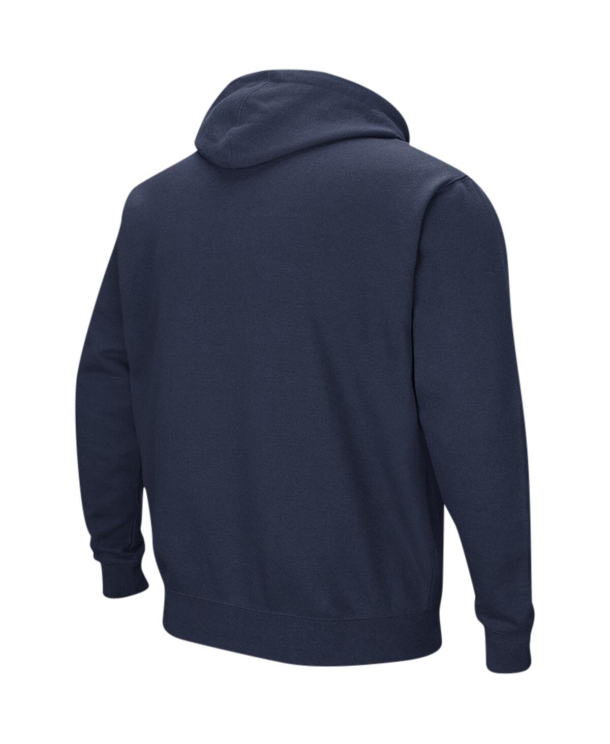 Colosseum Navy Gonzaga Bulldogs Sunrise Pullover Hoodie In Navy