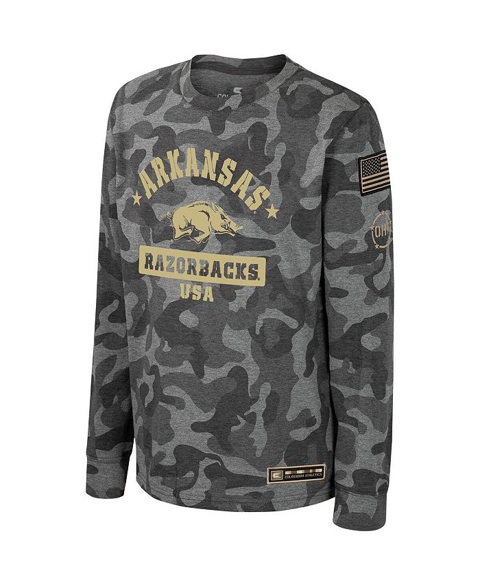 Colosseum Big Boys Camo Arkansas Razorbacks OHT Military-Inspired ...