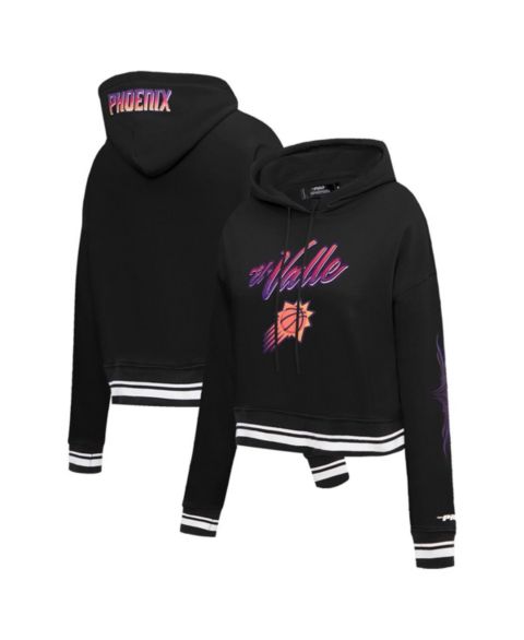 Женское худи Pro Standard Black Phoenix Suns 2023/24 City Edition Cropped Pullover