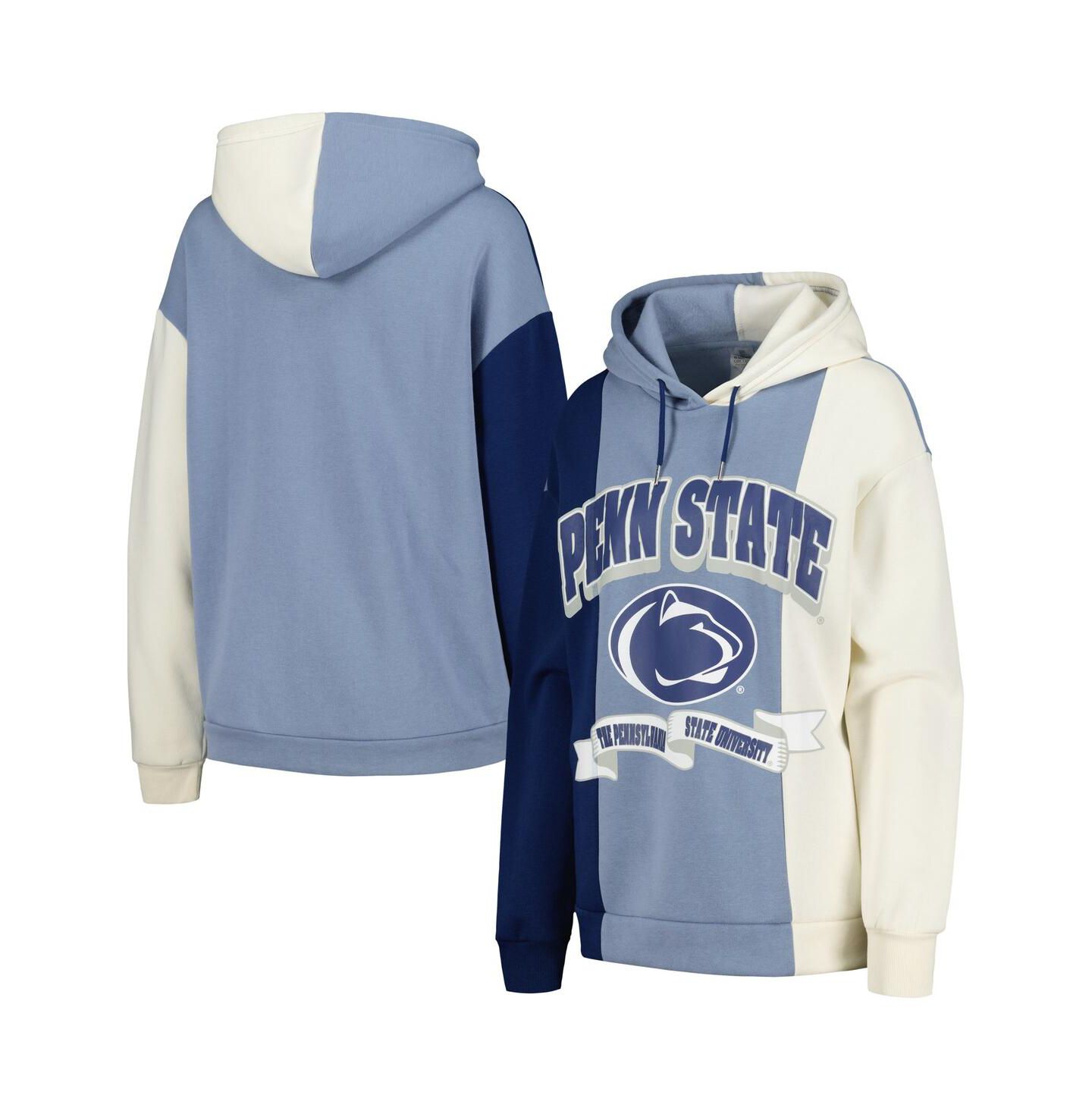 Женское худи Gameday Couture Navy Penn State Nittany Lions Hall of Fame Colorblock Pullover — фото 1