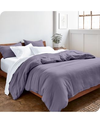 Ultra-Soft Sandwashed Duvet Cover & Sham Set, Full