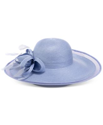 Bellissima Millinery Collection Women's Sheer Ruffled Brim Dressy