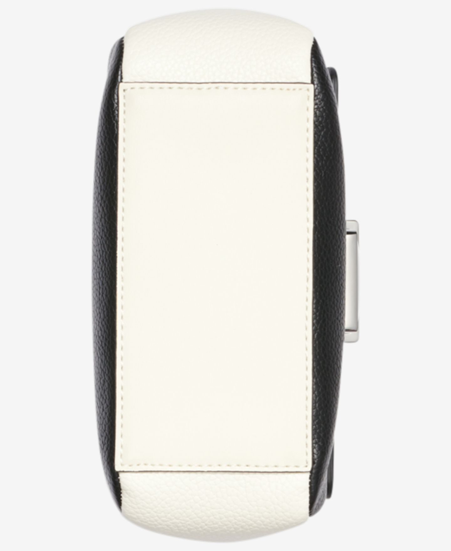 Женская сумка Calvin Klein Clove Mixed Material Push-Lock Crossbody with Adjustable Strap, цвет: Чёрный / Белый змеиный — фото 4