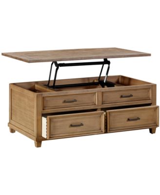 Dawnwood 50" Wood Lift Top Coffee Table