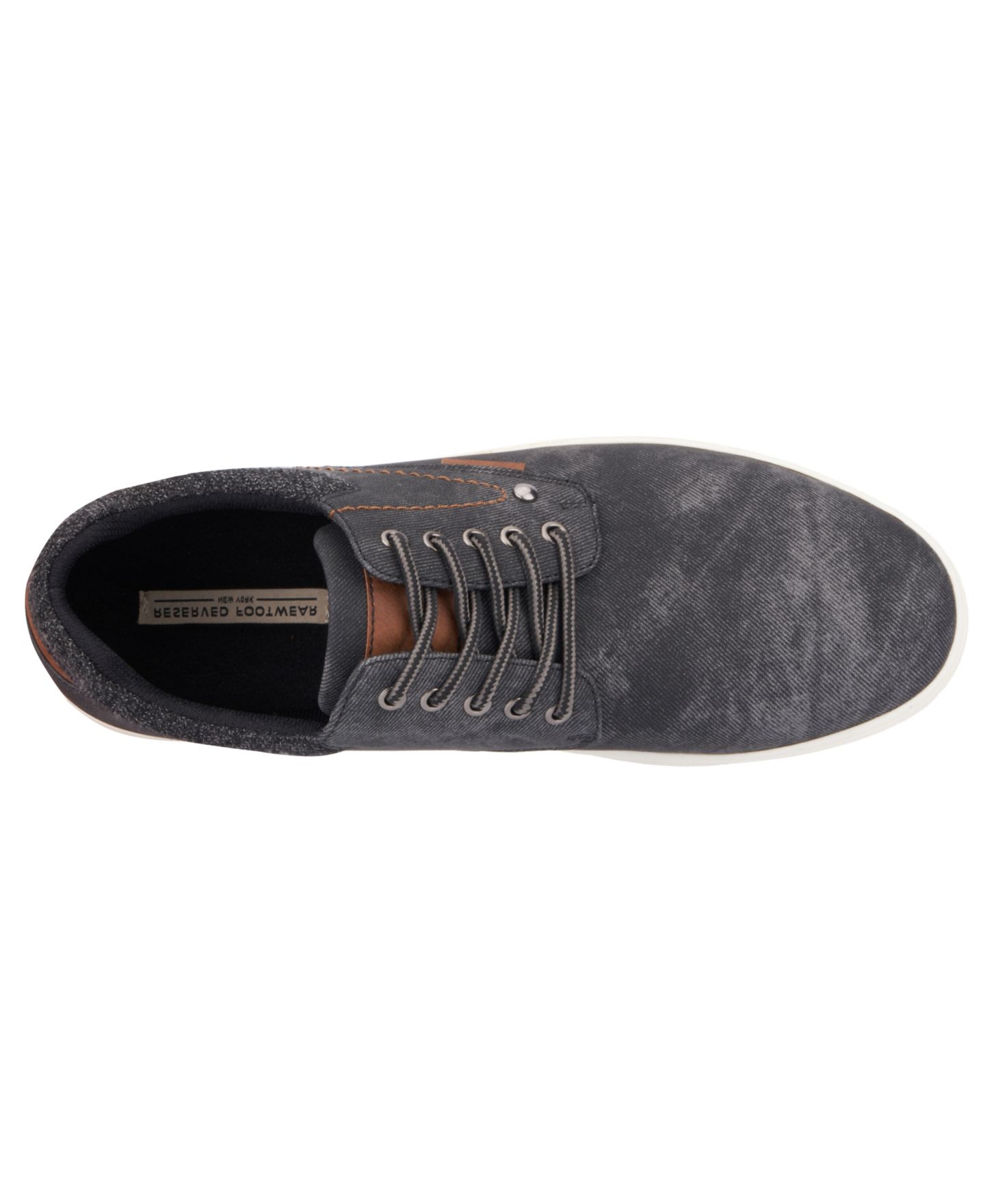 Мужские низкие кроссовки Reserved Footwear New York Dan, цвет: Чёрный — фото 4