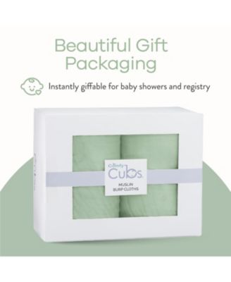 Muslin Burp Cloths, Pack of 10