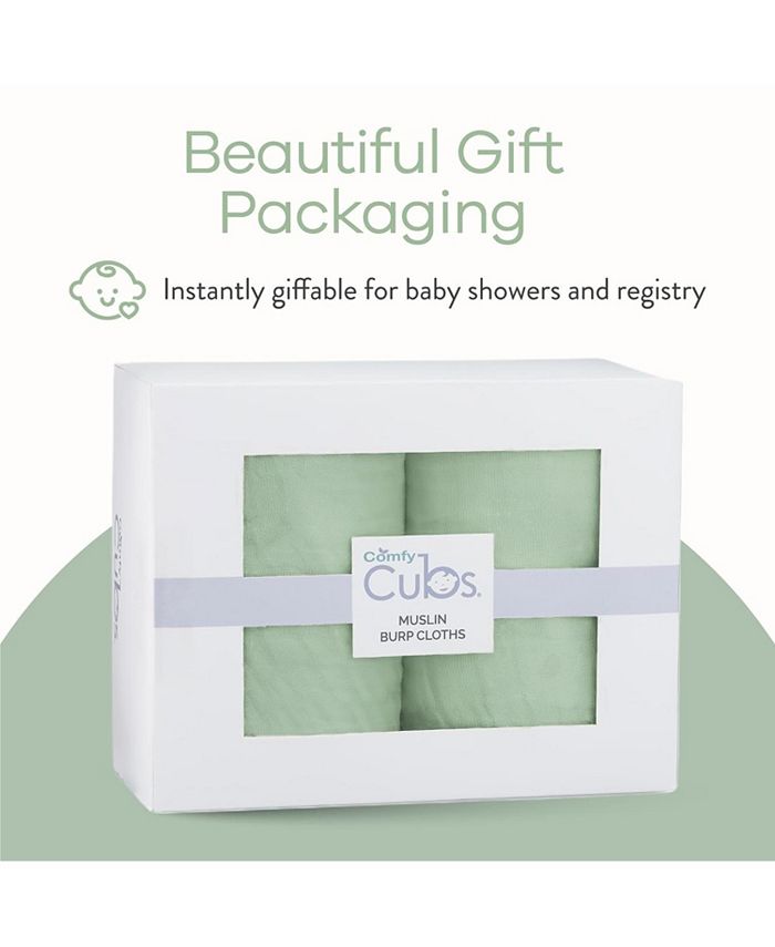 Comfy Cubs Muslin Burp Cloths, Pack of 10 Macy's