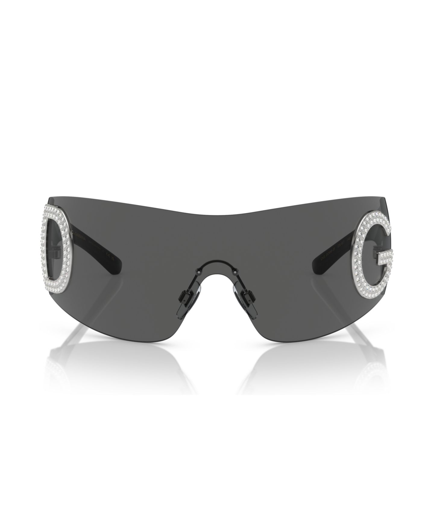 Женские солнцезащитные очки Dolce&Gabbana Sunglasses DG2298B, цвет: Чёрный — фото 2