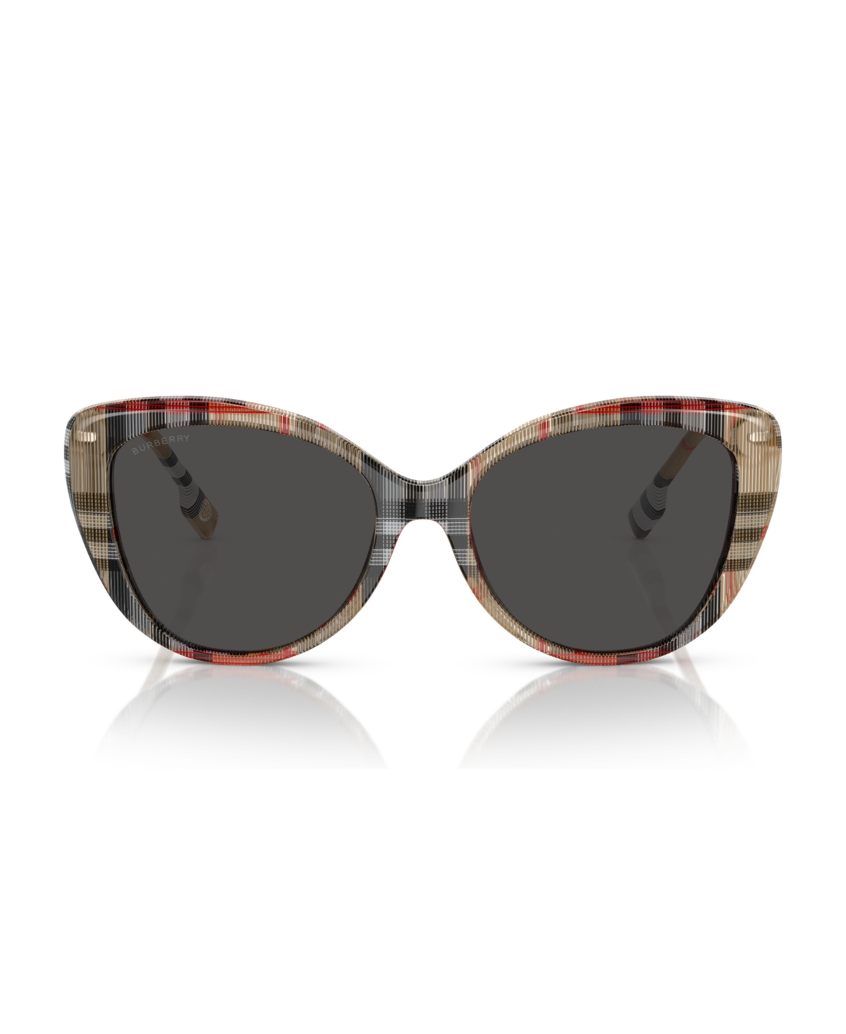 Burberry Dark Grey Cat Eye Ladies Sunglasses Be4407 408787 54 In Brown