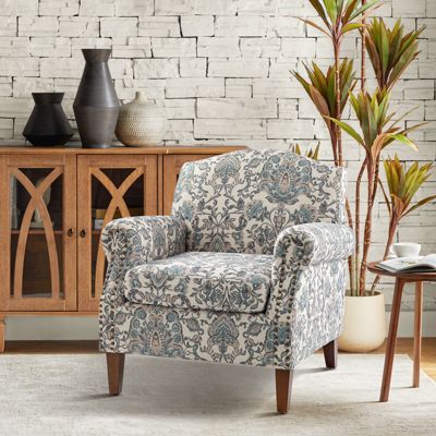 Solid Wood Nailhead Trim Gianluca Traditional Armchair