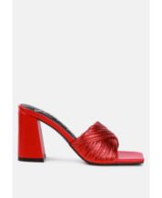 Macys womens 2025 red sandals