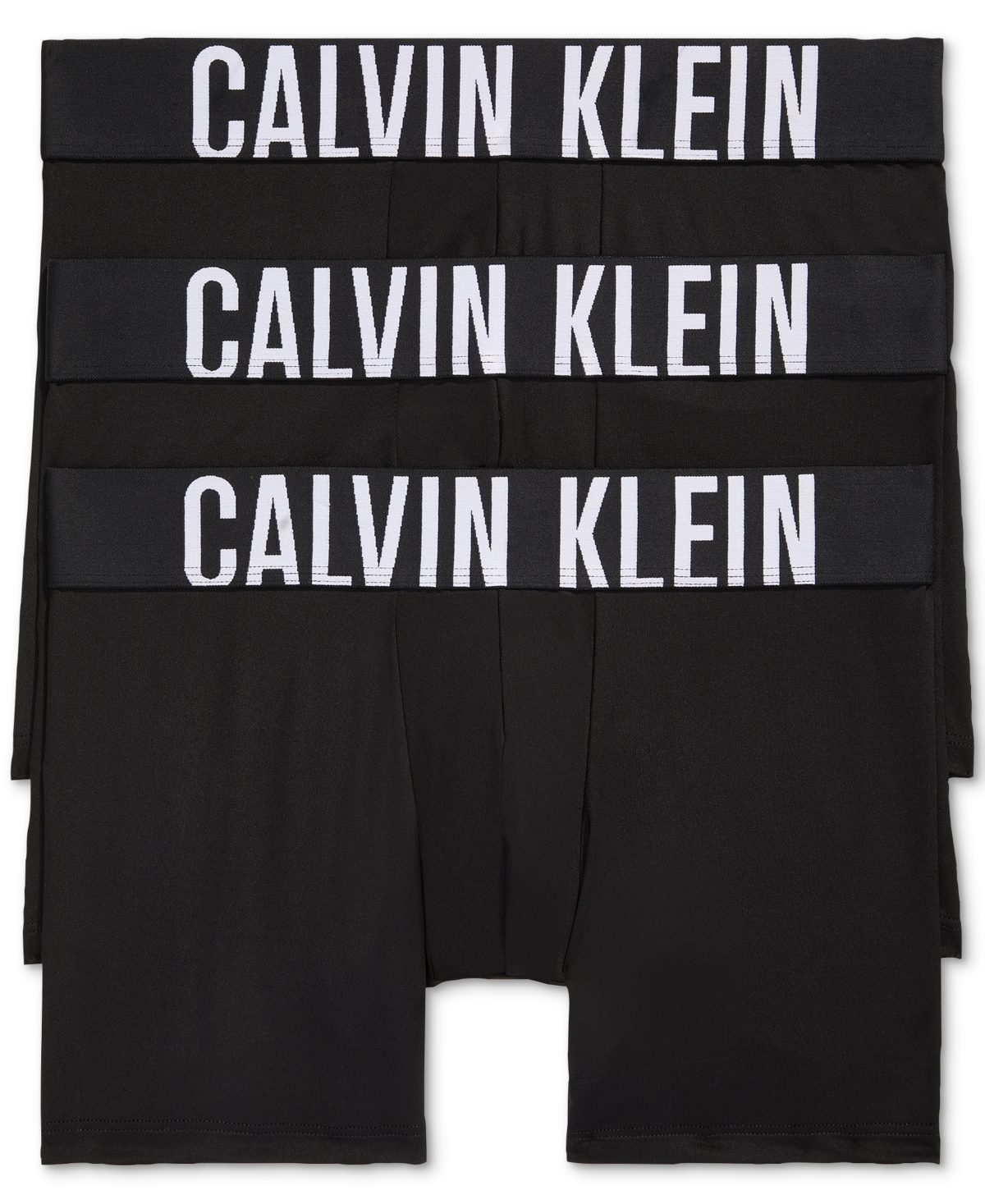 Shop Calvin Klein Men's Intense Power Micro Boxer Briefs In Black,black,black
