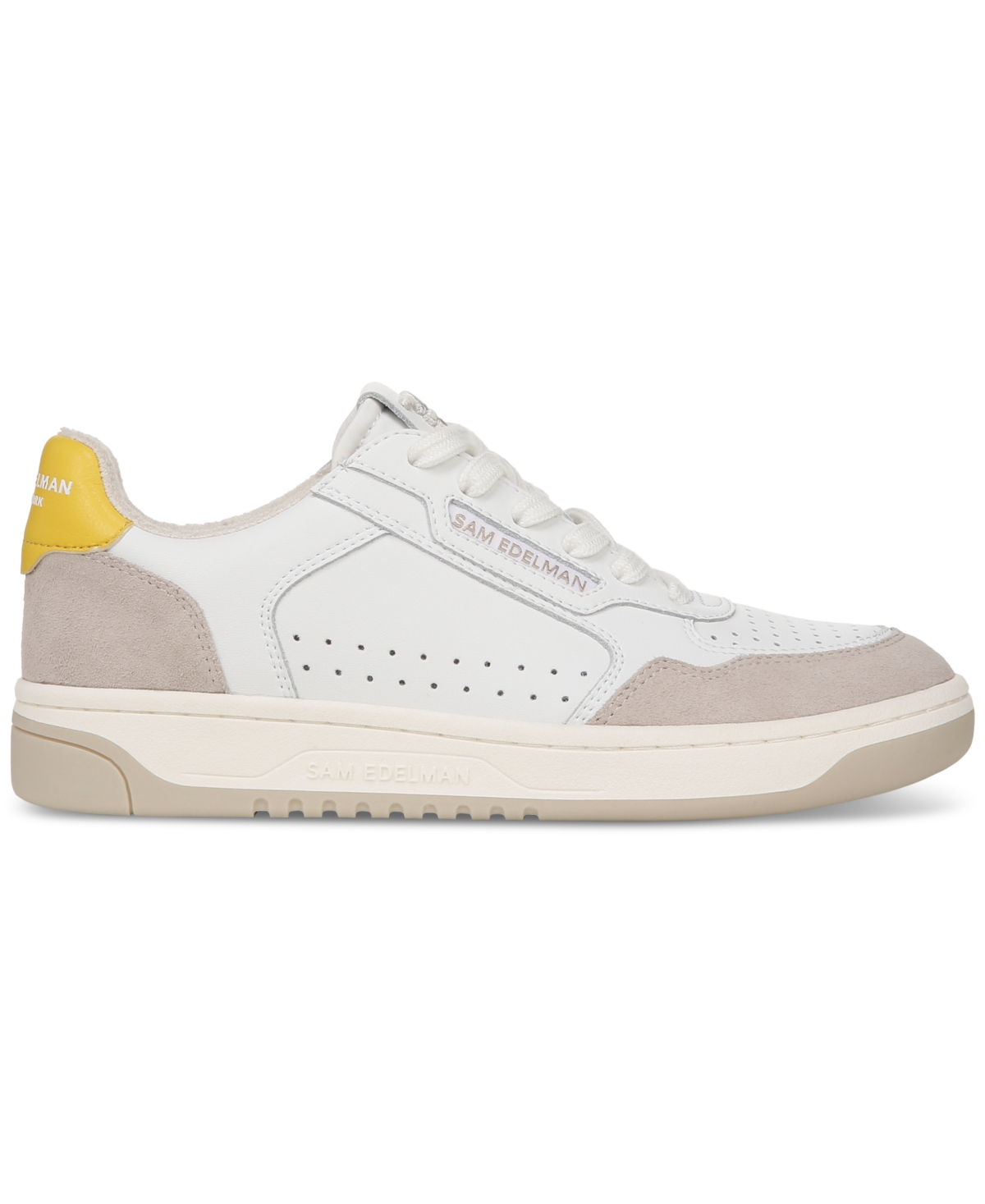Sam Edelman Women's Harper Lace-Up Low-Top Court Sneakers -Sunflower