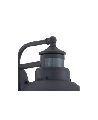 Dusk to Dawn Motion Sensor 9" Clear Seedy Glass for Exterior Deck House Yard Oberlin Rustic Farmhouse Outdoor Barn Light