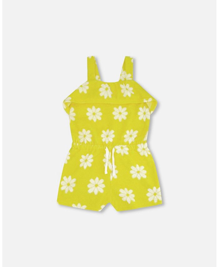 Macy's yellow jumpsuit on sale