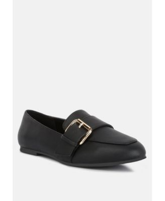 Women saskia pin buckle detail loafers