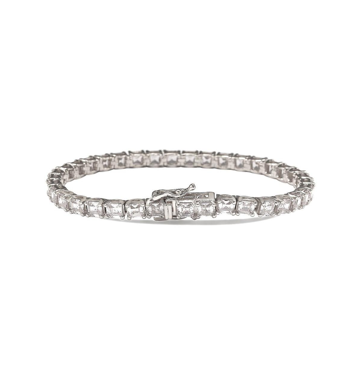 Suzy Levian Sterling Silver Cubic Zirconia Bracelet - Rose