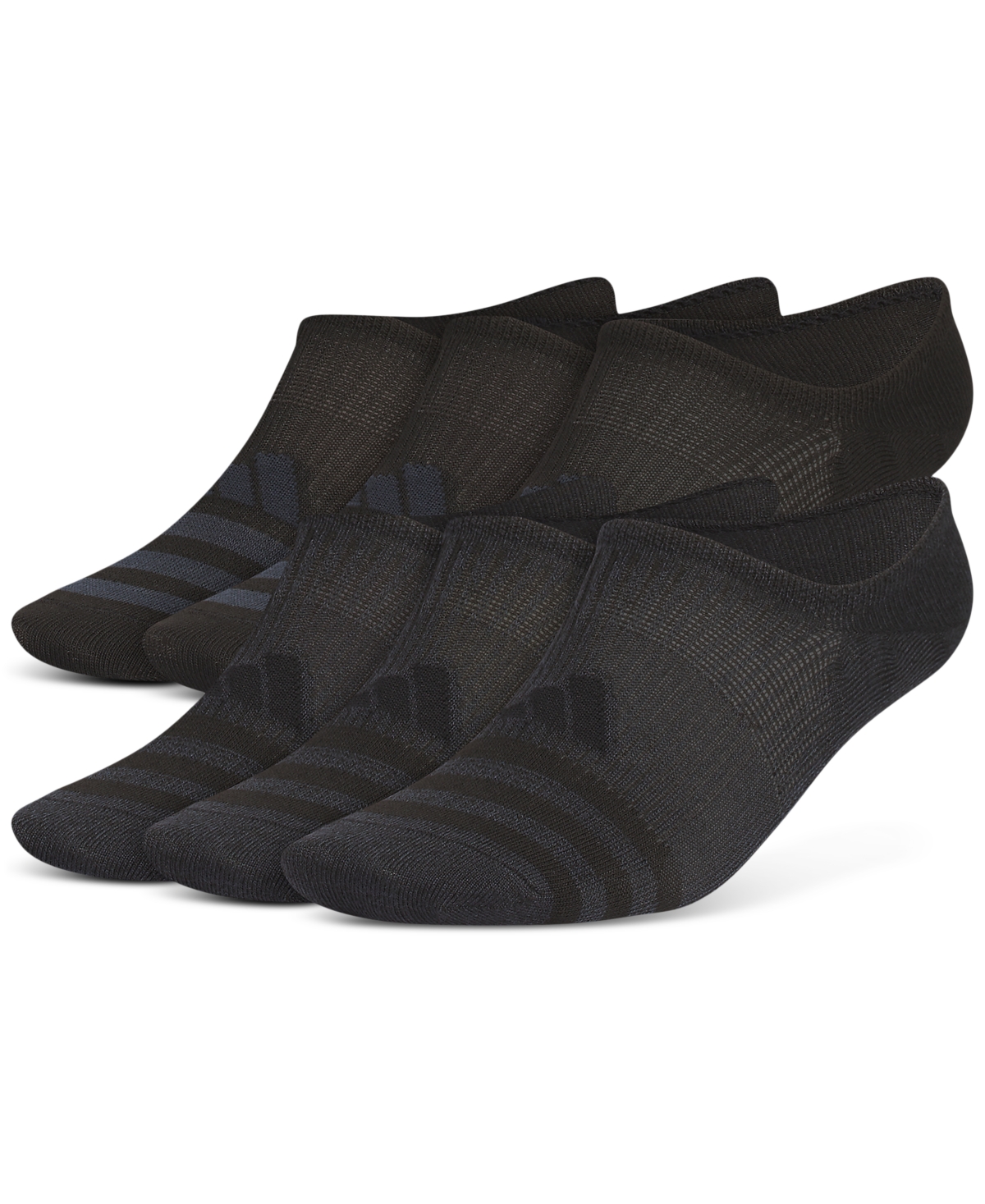 Men's Superlite 3.0 No-Show No-Slip Socks - 6 pk. - Black