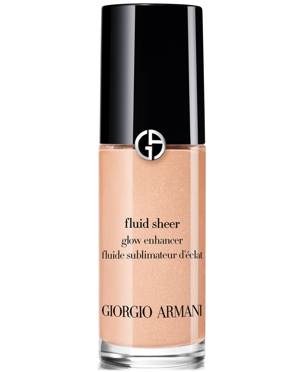 Shop Giorgio Armani Armani Beauty Fluid Sheer Glow Enhancer Highlighter Makeup, Travel Size In Champagne Gold