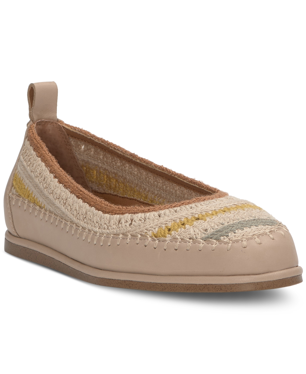 Lucky Brand Women's Wylly Crochet Stitch Ballet Flats
