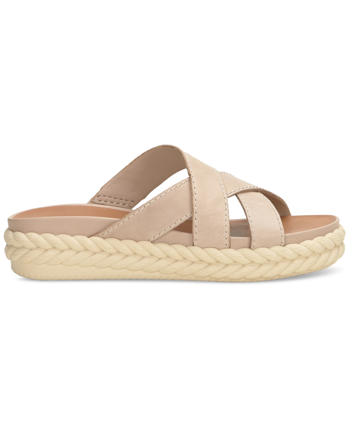 Lucky Brand Women's Loftee Crisscross Platform Espadrille Sandals