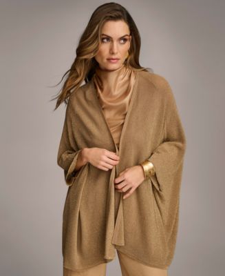 Donna Karan New York Donna Karan Women's Open-Front Metallic