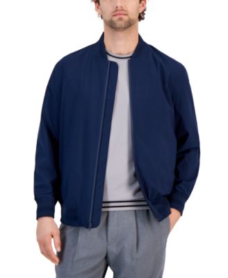 Men's Regular-Fit Water-Resistant Full-Zip Bomber Jacket