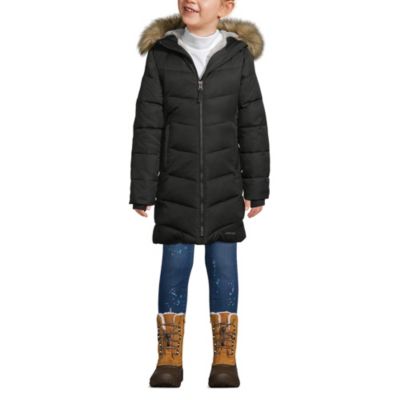 Girls winter fleece lined down alternative thermoplume coat best sale