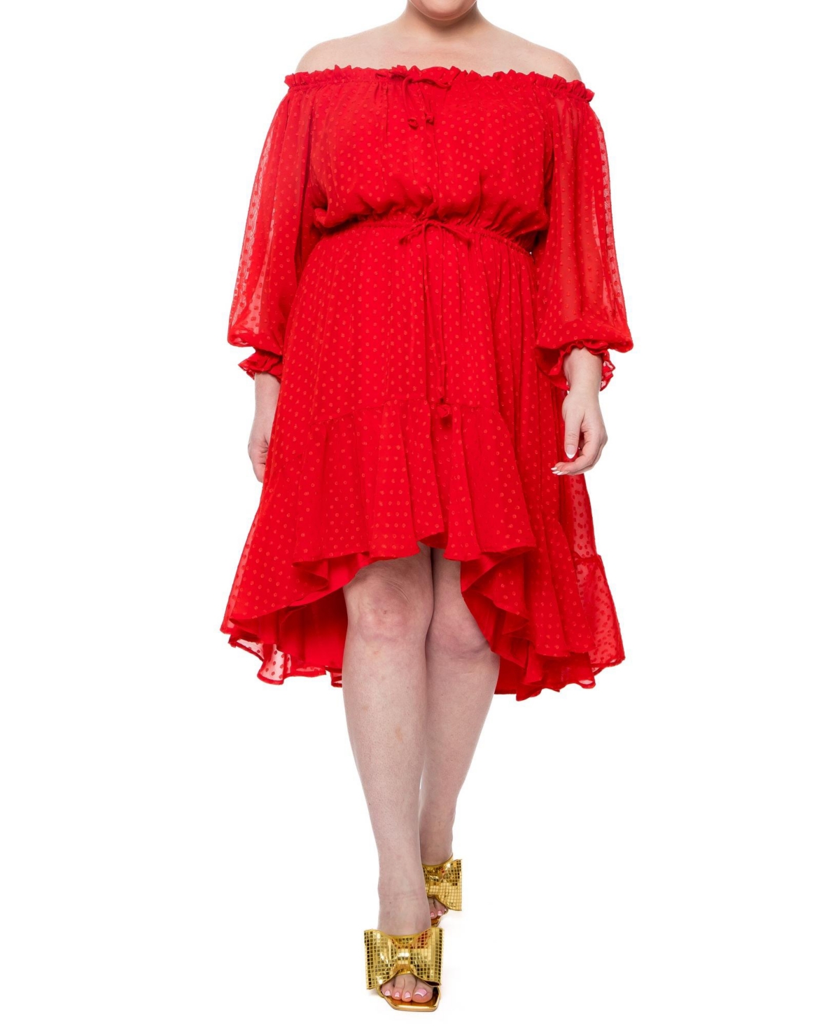 Plus Size Keiko Midi Dress - Royal