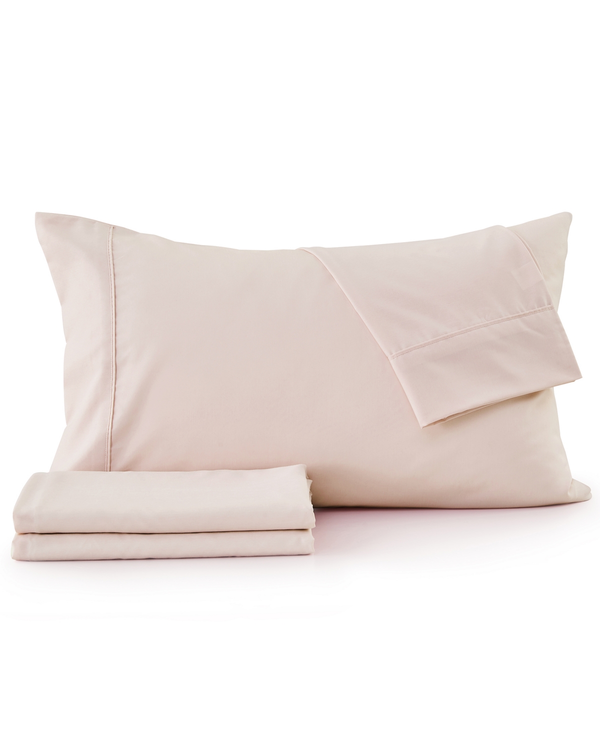 Premium Comforts Rayon From Bamboo Blend Crease-resistant 4 Piece Sheet Set, Full In Rose