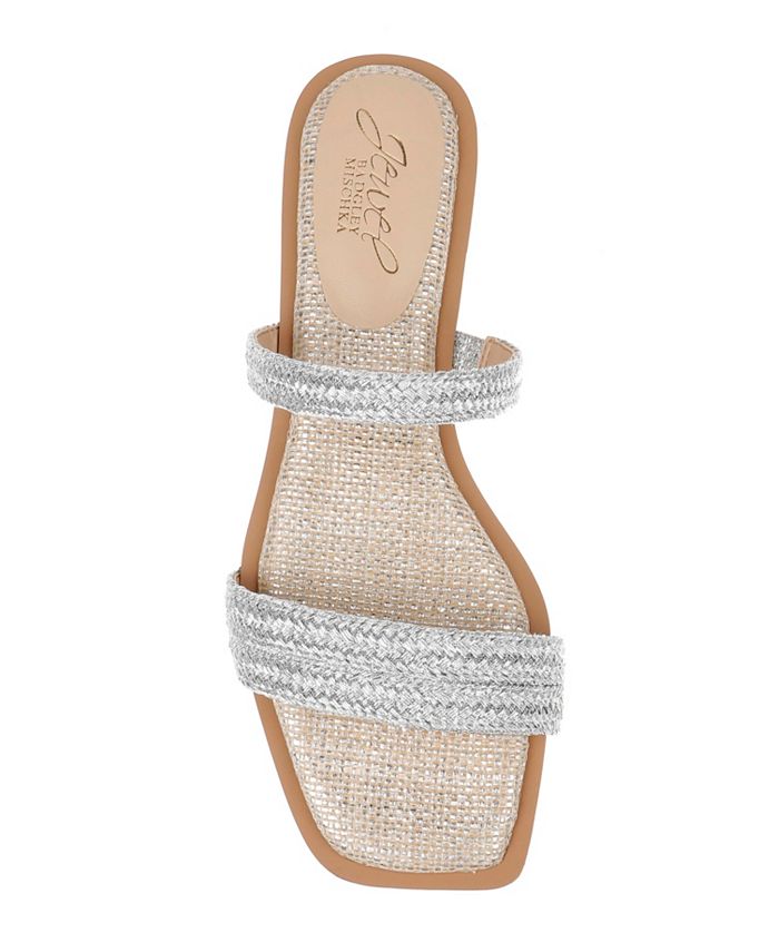 Jewel Badgley Mischka Women's Helena Evening Flat Sandals Macy's