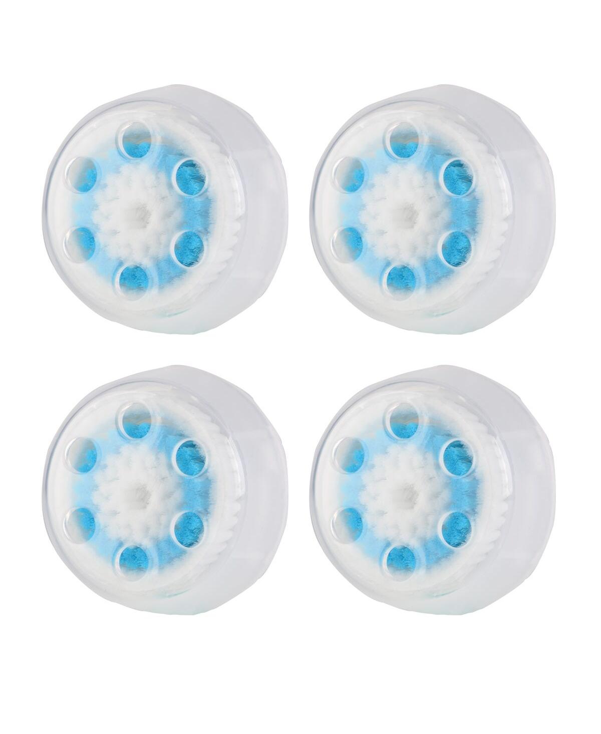 Deep Pore Facial Cleansing Brush Head Replacement compatible with Clarisonic 4 Pack - White