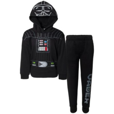Boy's 4-20 Sizes Darth Vader Boba Fett The Mandalorian Fleece Pullover Hoodie and Pants Outfit Set