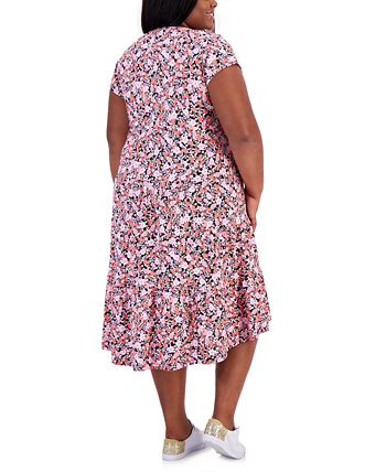 Macy's tommy 2025 hilfiger floral dress