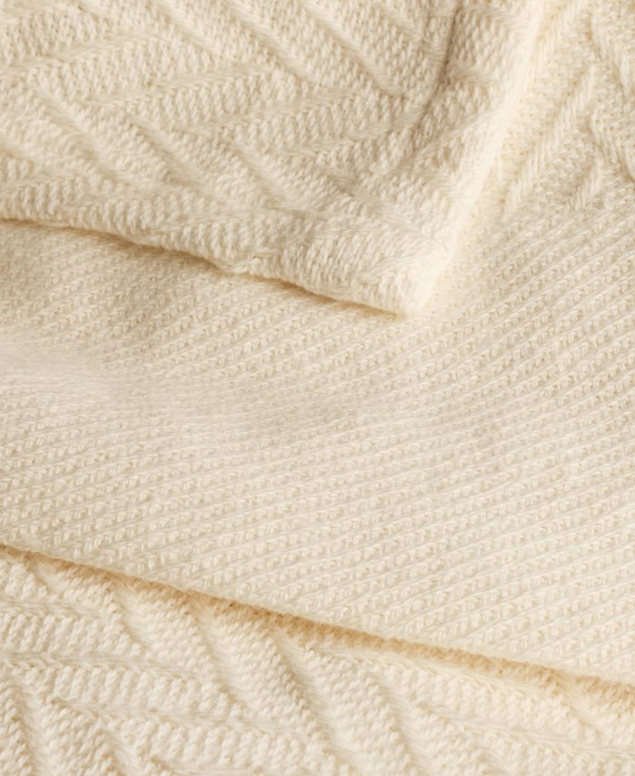 California Design Den 100 Cotton Thermal Blanket, Breathable Bed