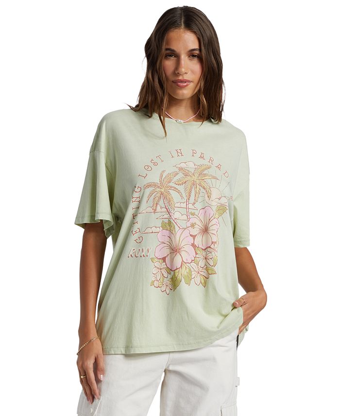 Roxy Juniors' Hibiscus Paradise T-Shirt - Macy's