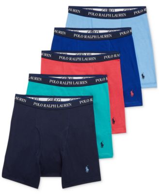 Polo Ralph Lauren Men's 5-Pk. Classic-Fit Cotton Boxer Briefs