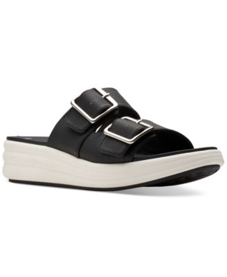 Women's Drift Buckle Slip-On Slide Wedge Sandals