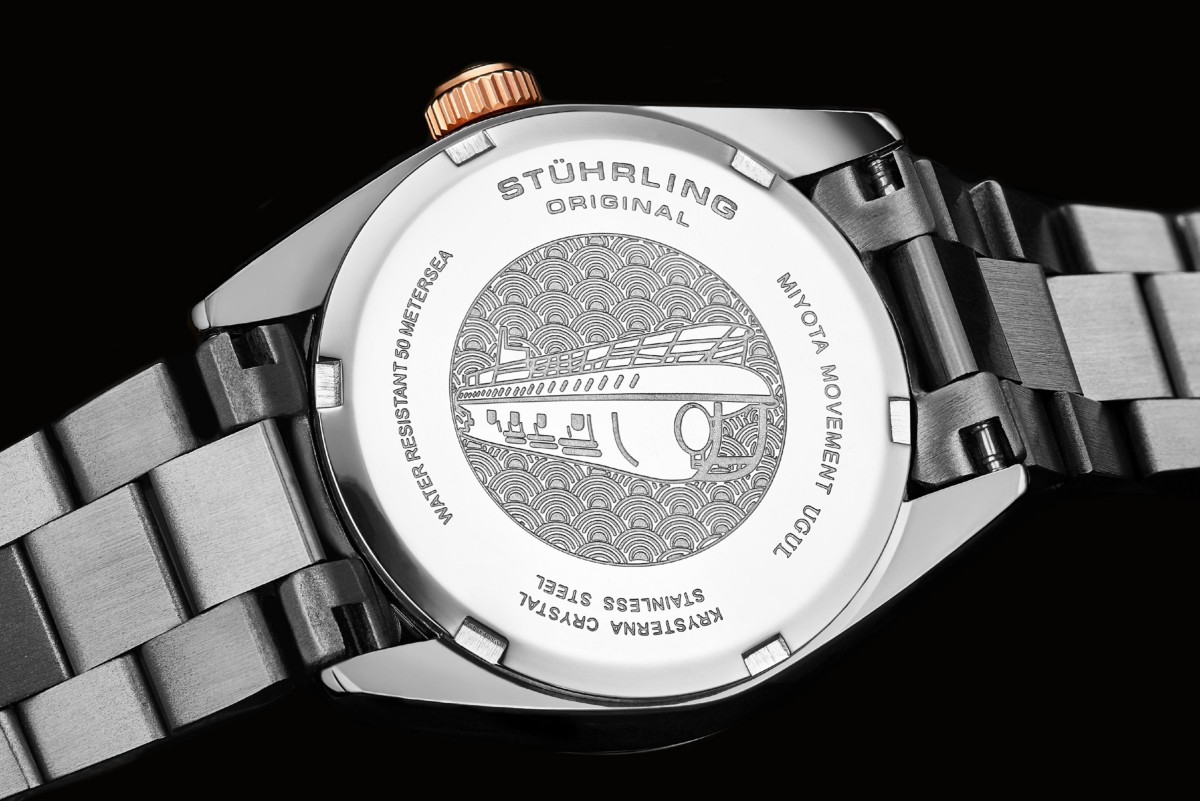 Женские часы Stuhrling Lineage 3936.1 кварцевые 31мм с перламутровым циферблатом — фото 3