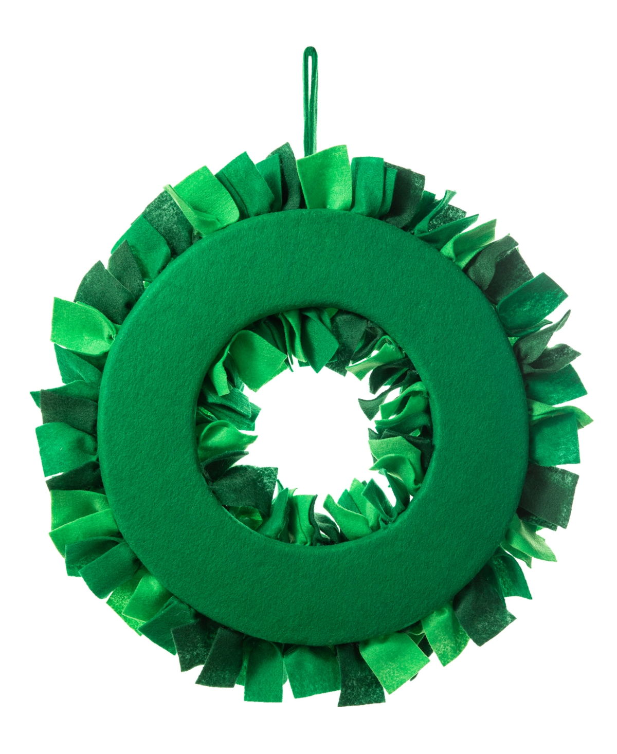Glitzhome D St. Patrick's Felt Wreath