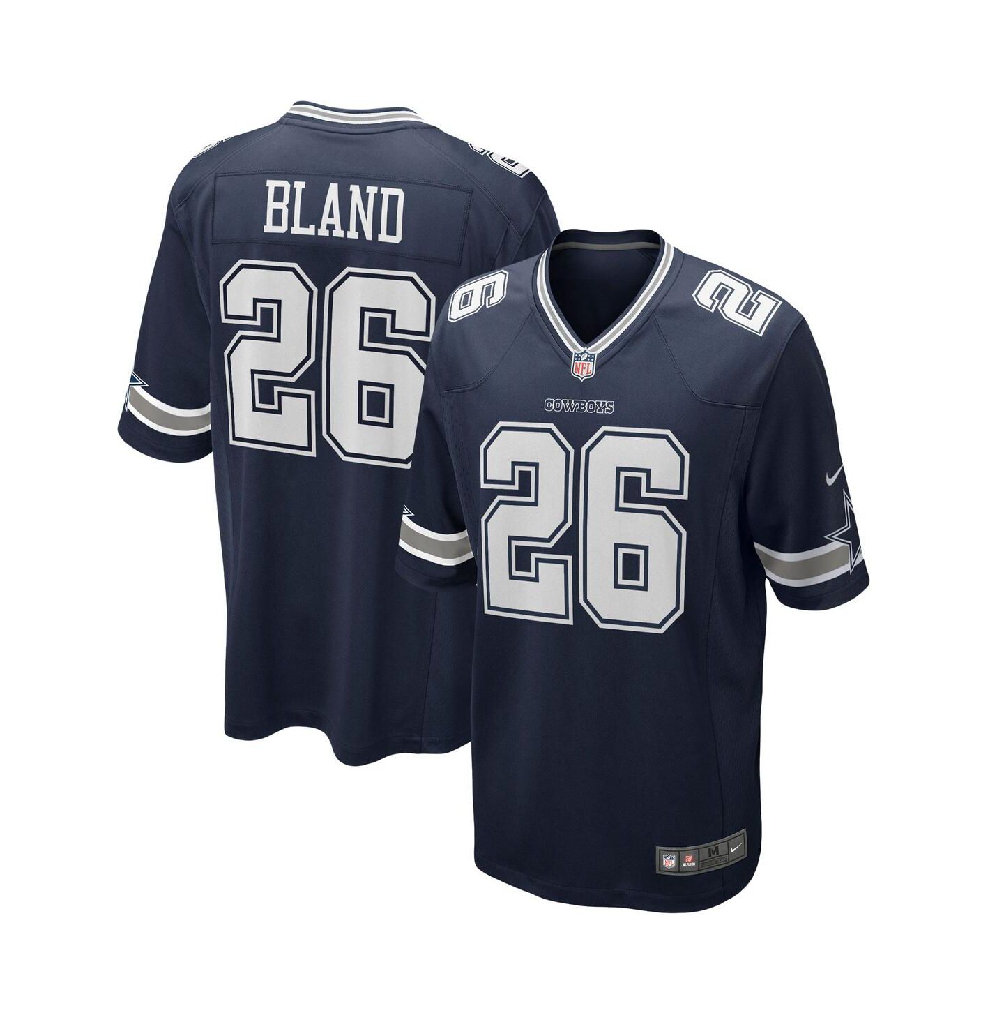 Мужской топ Nike DaRon Bland Dallas Cowboys Game Jersey, цвет: Тёмно-синий — фото 1