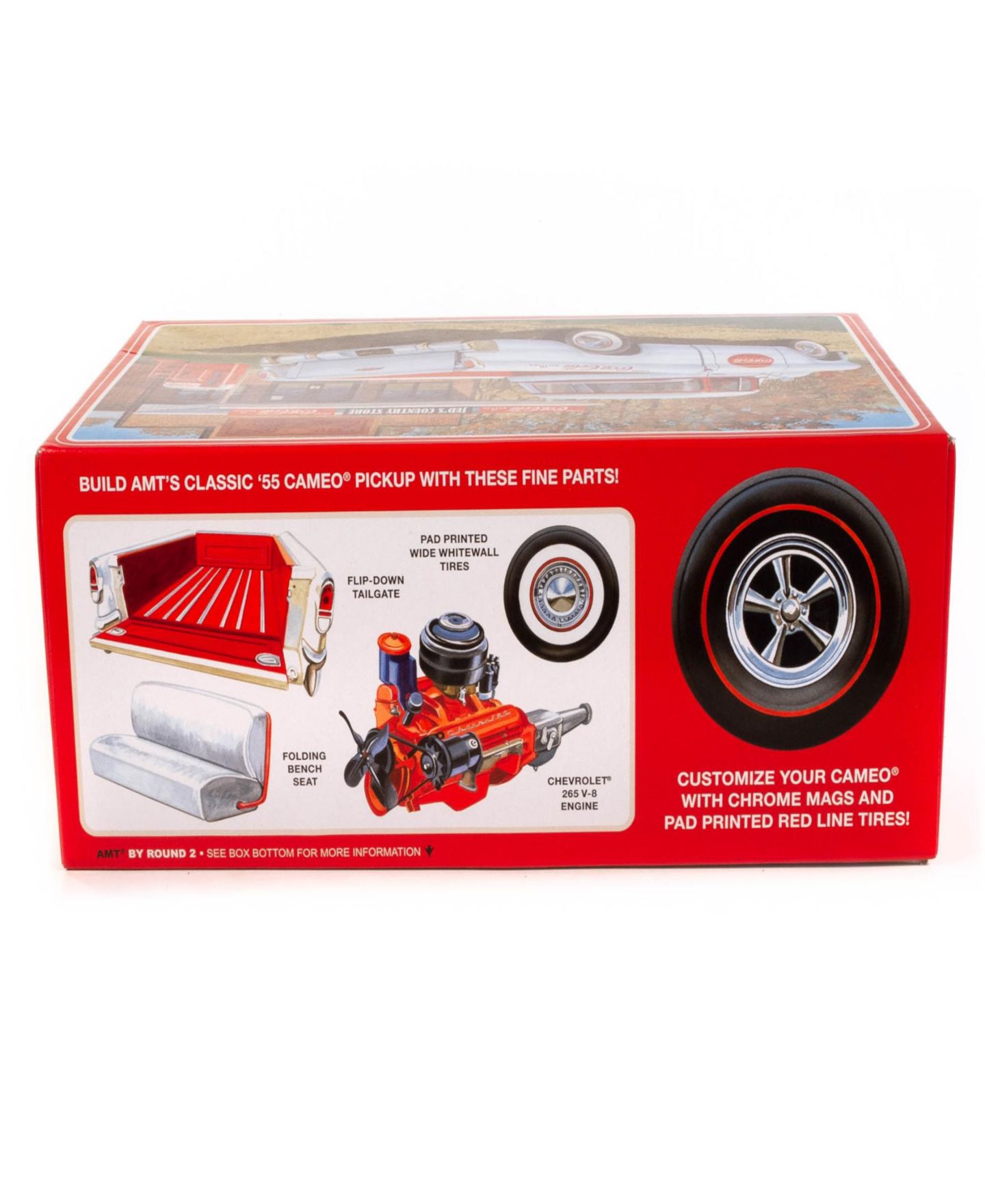 Детские конструкторы Round 2 1955 Chevy Cameo Pickup Coca-Cola Model Kit — фото 3
