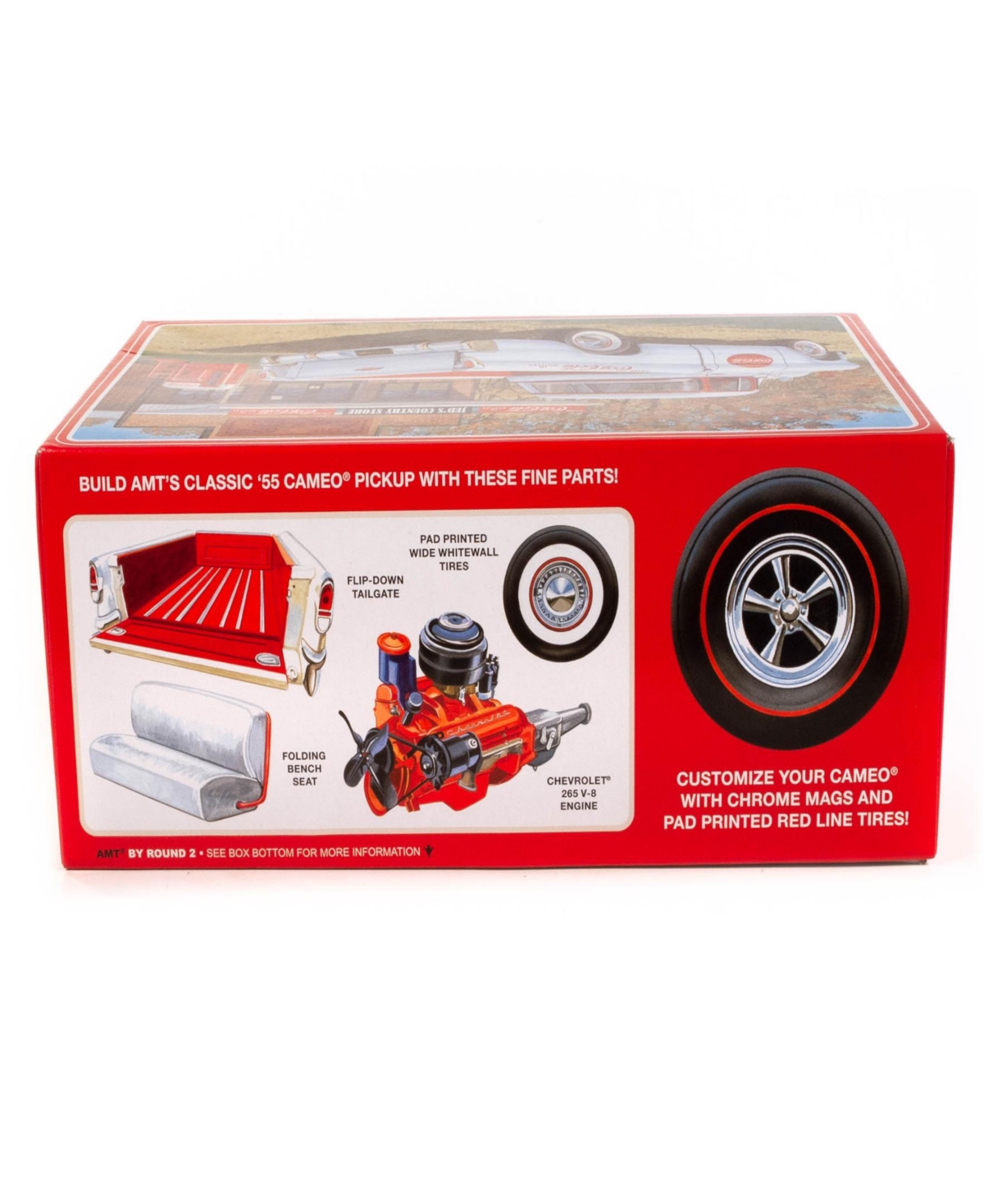 Round 2 1955 Chevy Cameo Pickup Coca-Cola Model Kit