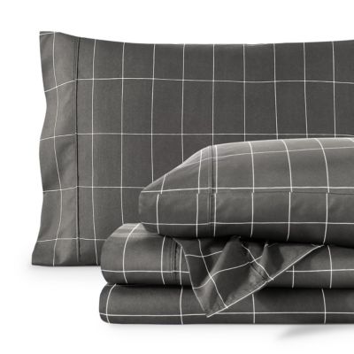 Ultra-Soft Double Brushed Print Split King Sheet Set