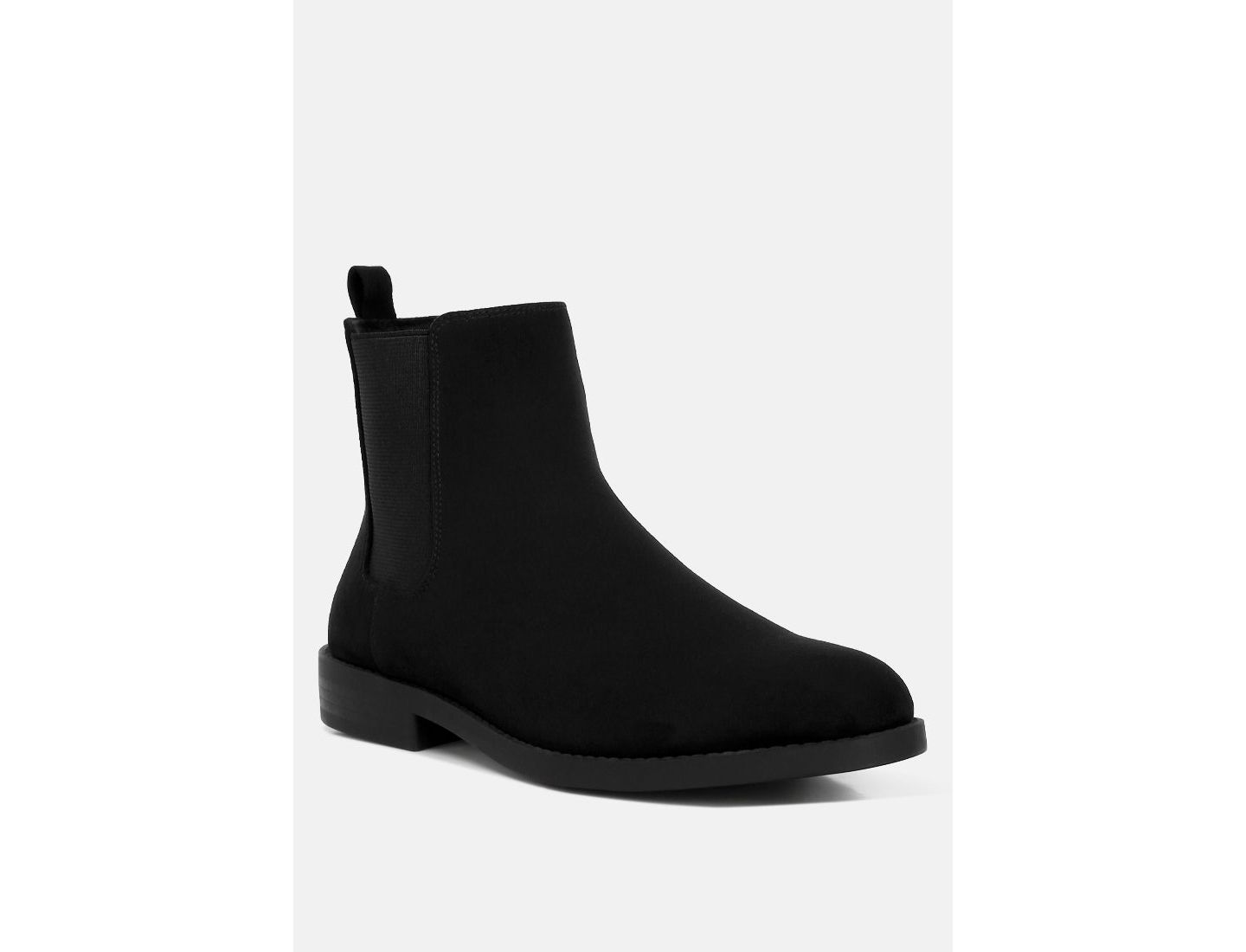 Женские ботинки London Rag Nitro micro suede chelsea, цвет: Чёрный — фото 1