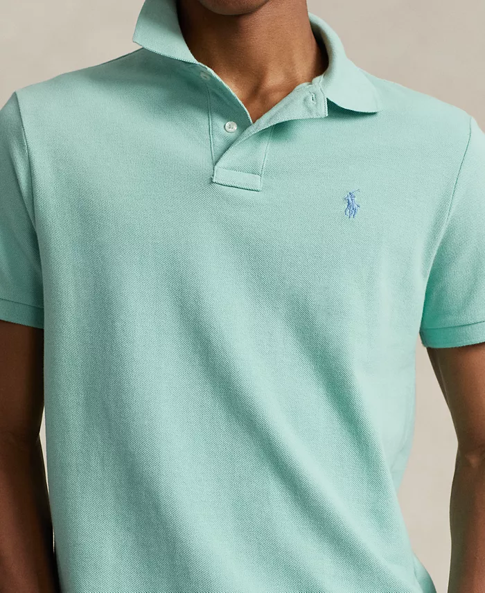 Men's Classic-Fit Mesh Polo Shirt - thumbnail 3